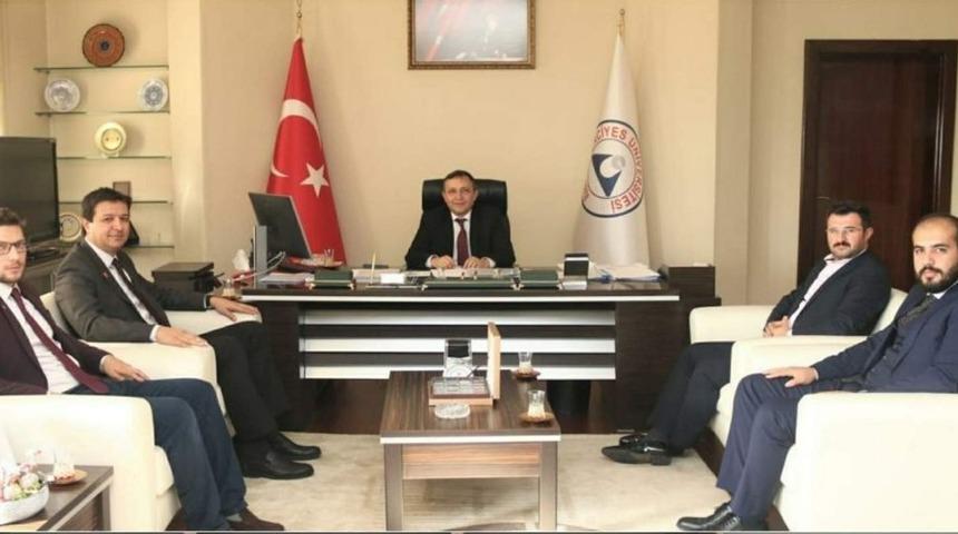 Saadet Partisinden Rekt&ouml;r &Ccedil;alış ve Karamustafa&rsquo;ya Ziyaret