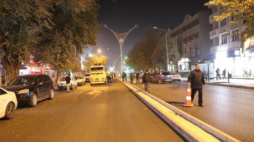 Ordu Caddesinde aydınlatma &ccedil;alışmaları başladı