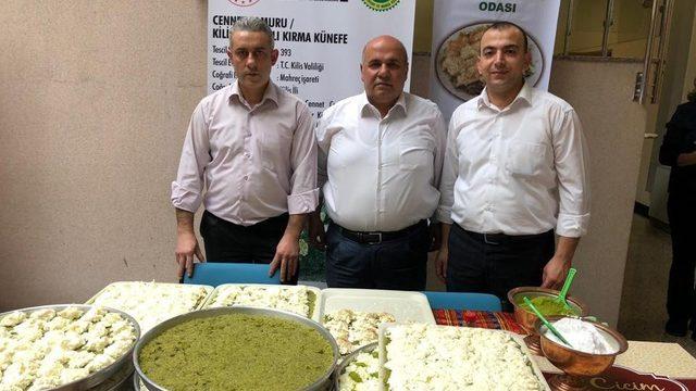 Kilis’in Cennet çamuru tatlısı tanıtıldı