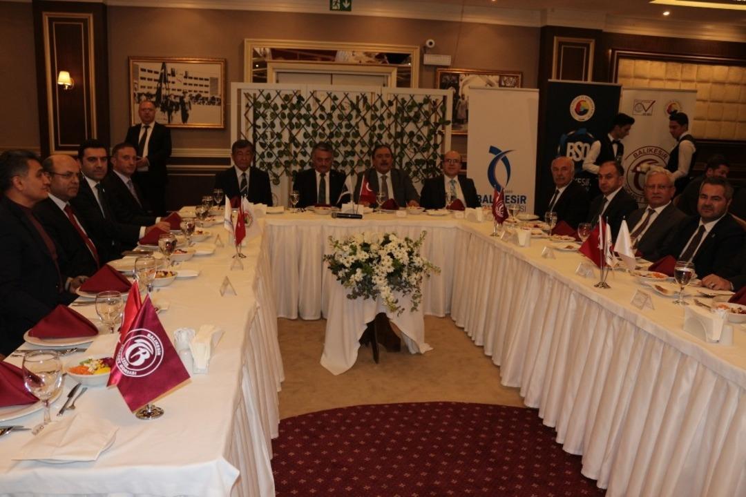 Balıkesir&rsquo;de iş d&uuml;nyası protokol&uuml; ağırladı