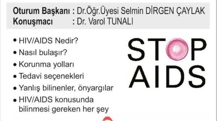 MSK&Uuml;&rsquo;de HIV/AIDS bilgilendirme toplantısı