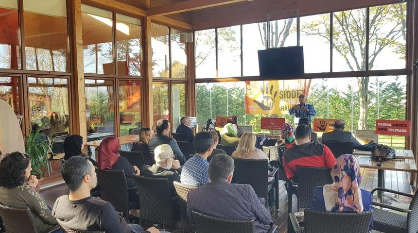 Macera Park&rsquo;ta &lsquo;Kadına Şiddet Değil Muhabbet&rsquo; semineri