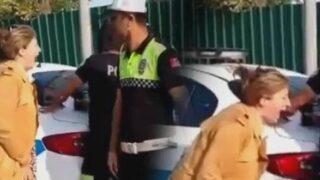 Fatih'te polis ceza kesince çığlık atan kadın sürücünün akademisyen olduğu ortaya çıktı!
