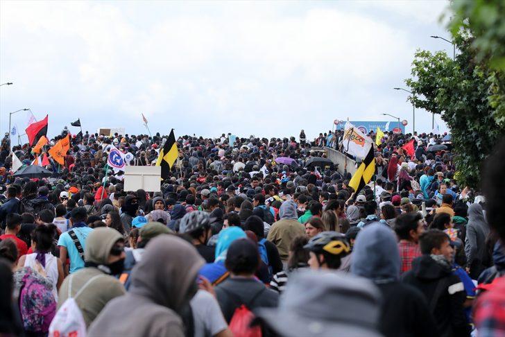 Kolombiya'da hükümet karşıtı gösteri G4