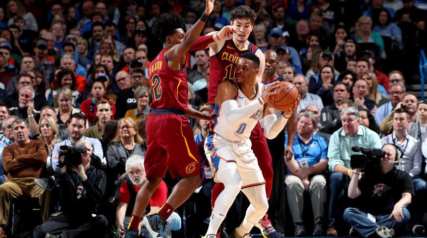 Oklahoma City Thunder 100 - 83 Cleveland Caveliers