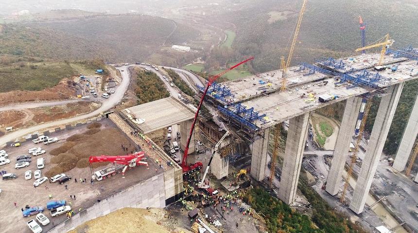 Viyad&uuml;k faciasında yaralanan iş&ccedil;i ameliyat edilecek 