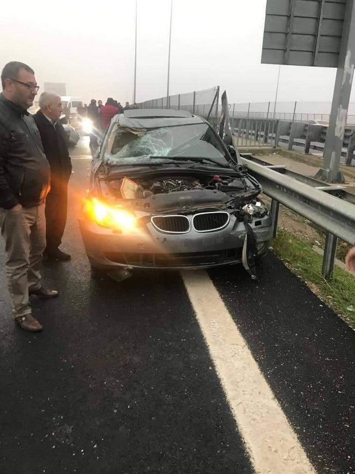 Karayolunda korkutan anlar! İnek TIR'dan düşünce... G3