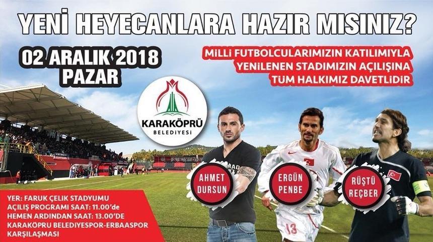 Efsane futbolcular stat a&ccedil;ılışına geliyor