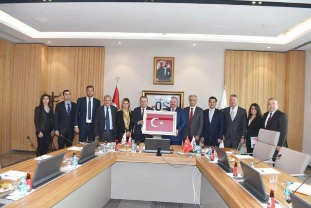 Kıbrıs Türk Sanayi Odası Heyetinden Kayseri OSB Ziyareti