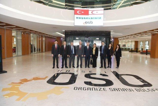 Kıbrıs Türk Sanayi Odası Heyetinden Kayseri OSB Ziyareti