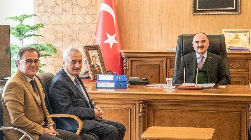 &Ouml;zdoğan&rsquo;dan, Vali G&uuml;naydın&rsquo;a Hayırlı Olsun Ziyareti