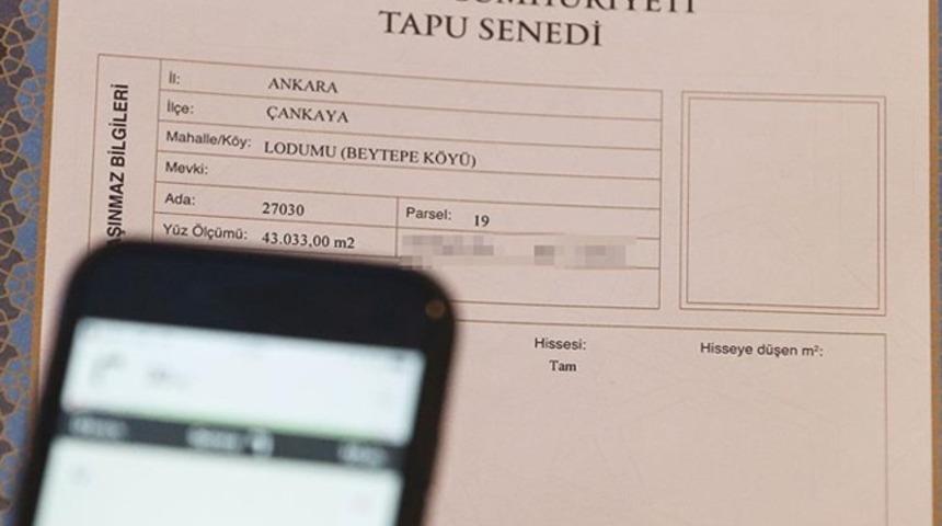Kimlik numaralı, QR kodlu yeni tapular geliyor