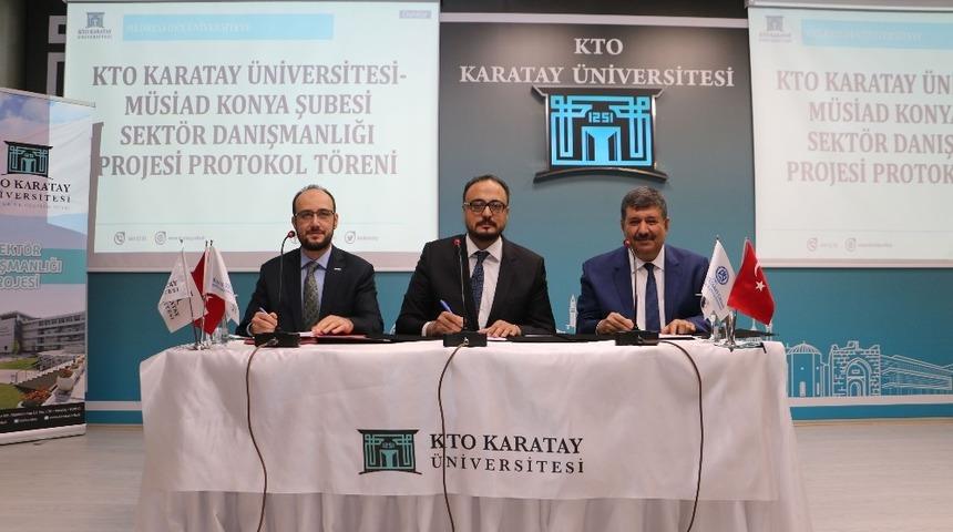 KTO Karatay ile M&Uuml;SİAD Konya Şubesi arasında işbirliği