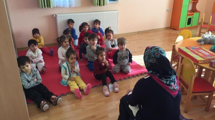 Kızılcahamam&rsquo;da miniklere  &rsquo;Masal Okuma Saati&rsquo;