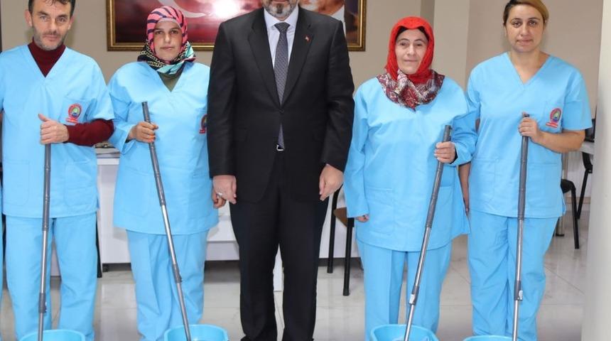 Bafra Belediyesinden evde temizlik hizmeti