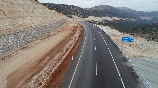 Korkuteli-Elmalı Karayolu trafiğe açıldı