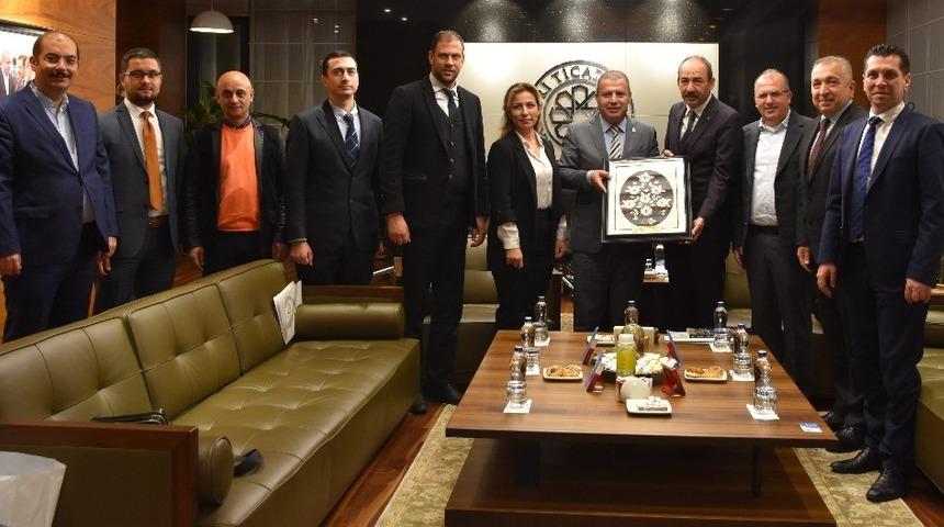 Kıbrıs T&uuml;rk Sanayi Odası&rsquo;ndan Kayseri Ticaret Odası&rsquo;na Ziyaret