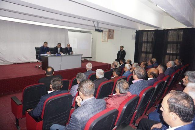 Gercüş’te Köylere Hizmet Götürme Birliği Meclis toplantısı yapıldı