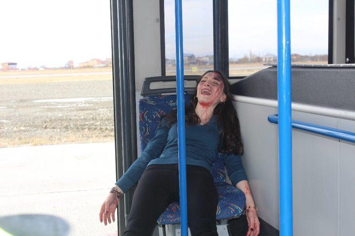 Van’da gerçeği aratmayan uçak kazası tatbikatı G3