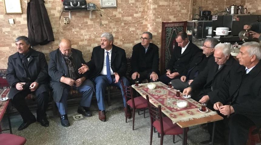 Aday Adayı Ekinci esnaflarla bir araya geldi