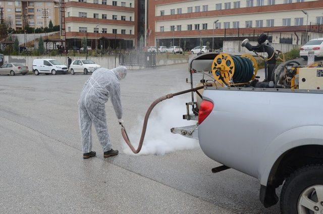 Haşere ve larva mücadelesi kış aylarında da sürüyor