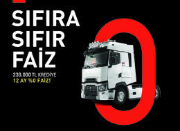  Renault Trucks'tan 'sıfır faiz' kampanyası
