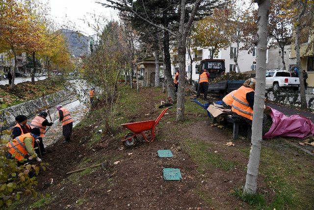 Isparta Çayboyu’na binlerce gül dikiliyor