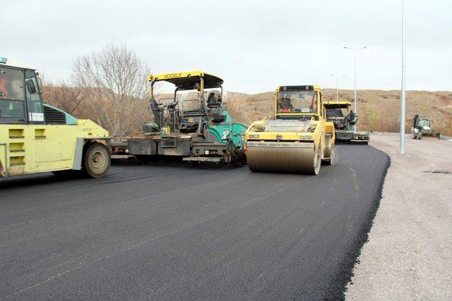 İncesu’da çevre yol asfalt çalışması başladı