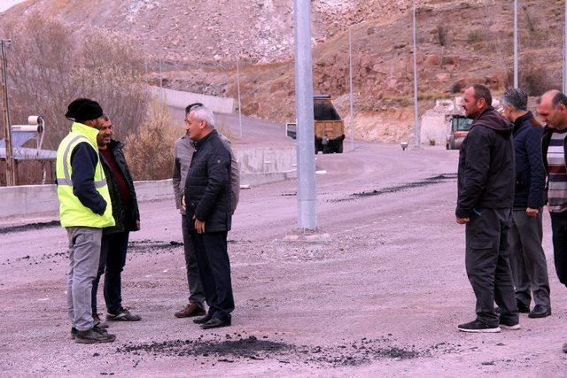 İncesu’da çevre yol asfalt çalışması başladı