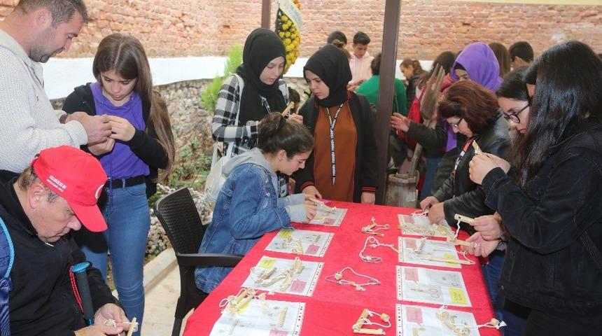 TEMA Vakfı &ouml;ğrencilerinden nostaljik oyuncalara yoğun ilgi