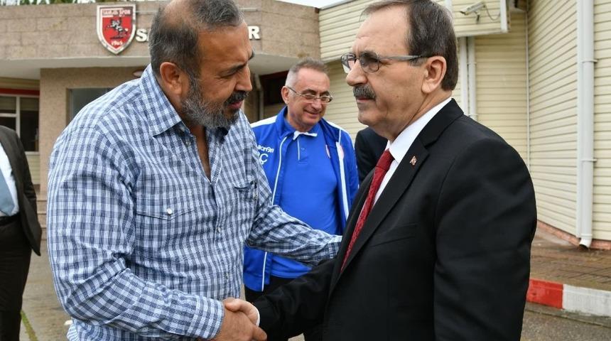 Başkan Zihni Şahin, Samsunspor&rsquo;u uğurladı