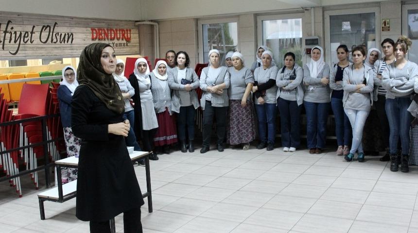 240 tekstil &ccedil;alışanı kadına kanser taraması yapıldı