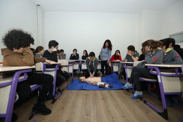 ORMEK&rsquo;ten ilk yardım  eğitimi 2