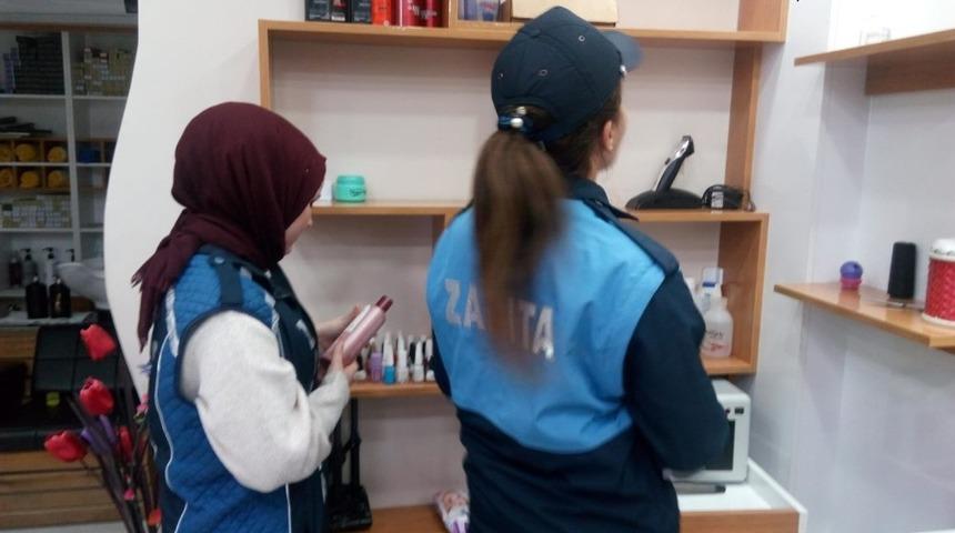 Zabıta Müdürlüğünden bayan kuaförlere denetimi