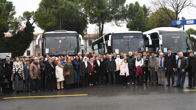 Şehit aileleri İstanbul’a uğurlandı