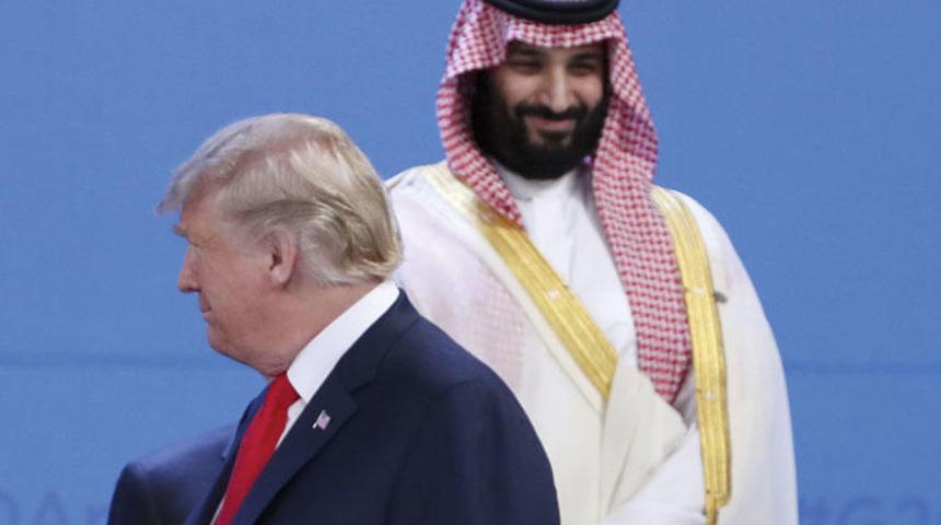 Suudi Arabistan kralı Selman ile ABD Başkanı Donald Trump görüştü