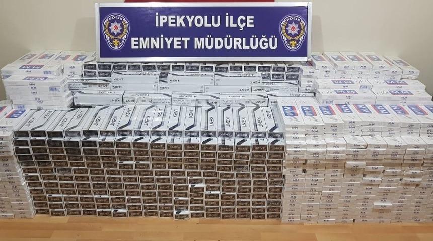 Van&rsquo;da 6 bin 500 paket  ka&ccedil;ak sigara ele ge&ccedil;irildi