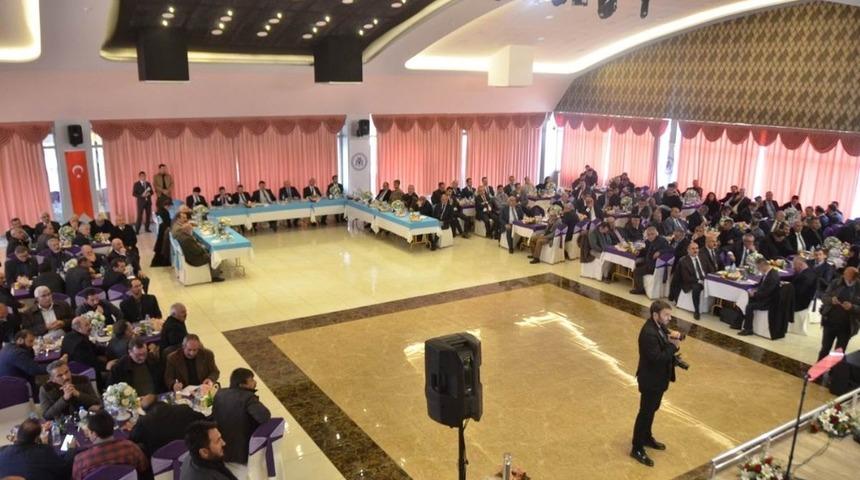 Erzincan&rsquo;da ki merkeze bağlı k&ouml;y ve mahalle muhtarlarıyla biraraya gelindi