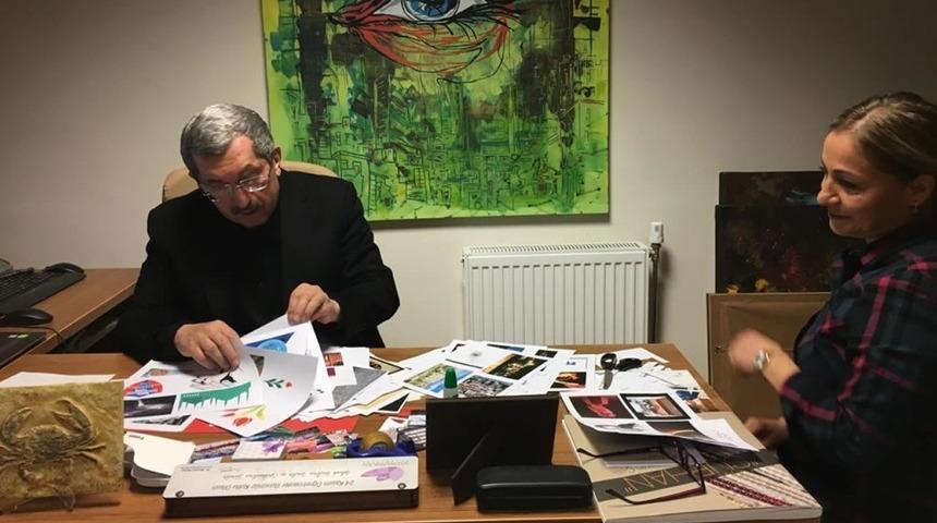 Başkan Vergili&rsquo;den kolaj &ccedil;alışması