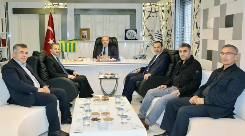 AK Parti Belediye Başkan Adayı Kılın&ccedil;, Başkan Kutlu ile bir araya geldi