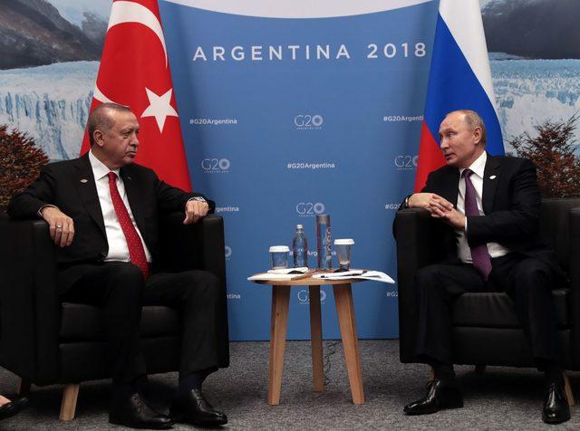 Cumhurbaşkanı Erdoğan, Putin ile görüştü