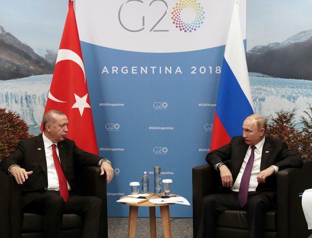 Cumhurbaşkanı Erdoğan, Putin ile görüştü