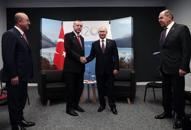 Cumhurbaşkanı Erdoğan, Putin ile görüştü