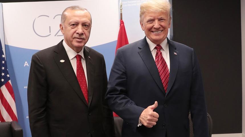 Cumhurbaşkanı Erdoğan, Trump ile görüştü