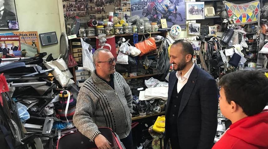 Hakan &Ccedil;ağlar Er&uuml;rker; &ldquo;Esnaflarımızın yanında olacağız&rdquo;