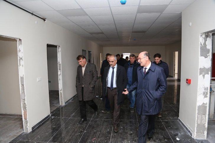 Başkan Aydın, yeni hizmet binalarını gezdi G5