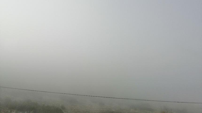 Isparta&rsquo;da yoğun sis etkili oldu