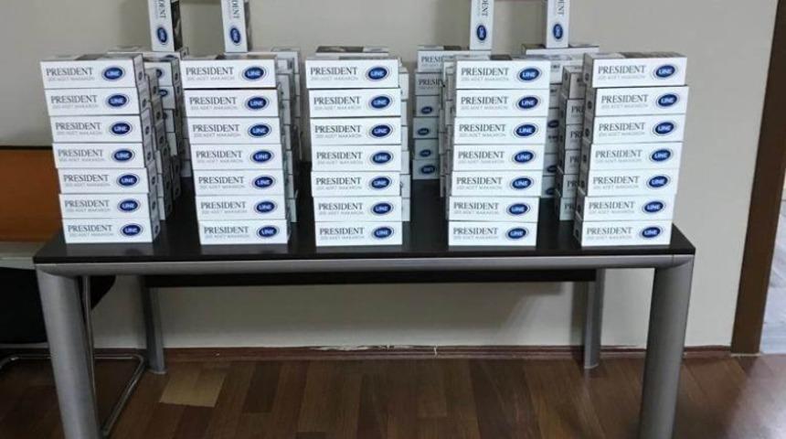 Balıkesir&rsquo;de 26 bin 200 adet ka&ccedil;ak makaron ele ge&ccedil;irildi