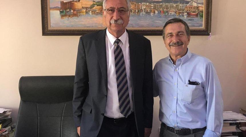Ahmet Ata&ccedil;&rsquo;tan Girne Belediye Başkanı G&uuml;ng&ouml;rd&uuml;&rsquo;ye ziyaret