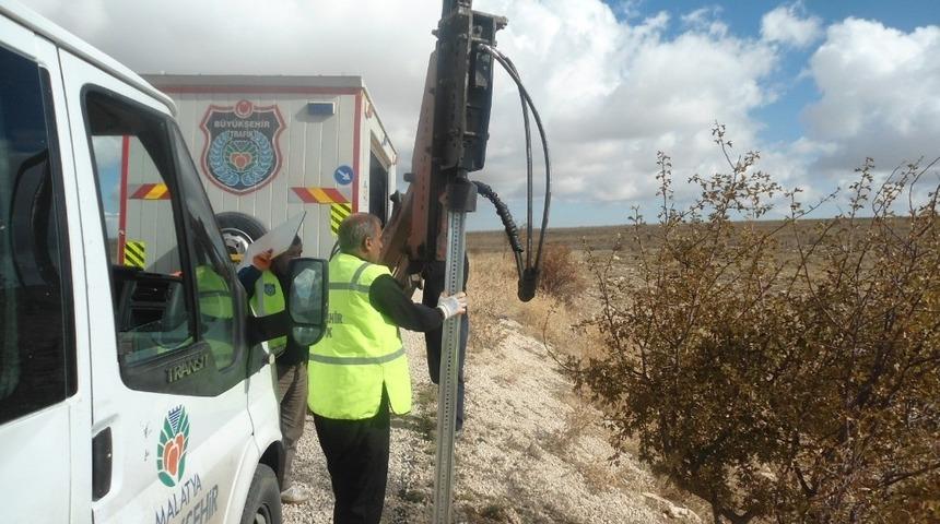 Malatya&rsquo;da yollar g&uuml;venli hale geliyor